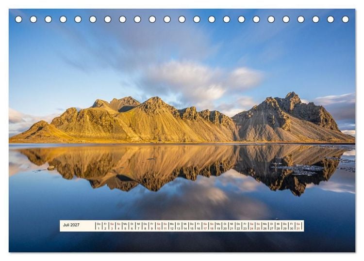 Produktbild: Island. Ein Jahr am Rand der Welt (Tischkalender 2027 DIN A5 quer), CALVENDO Monatskalender