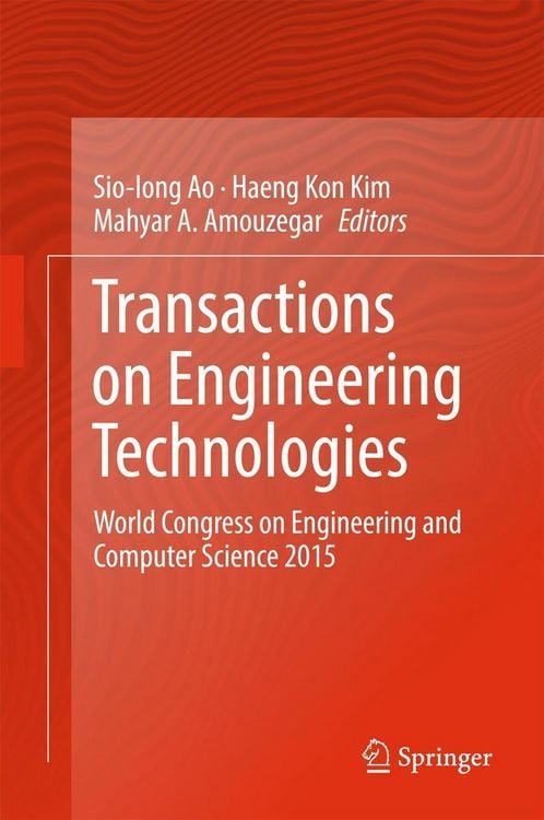 Produktbild: Transactions on Engineering Technologies