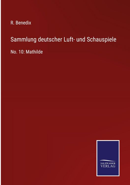 Produktbild: Sammlung deutscher Luft- und Schauspiele
