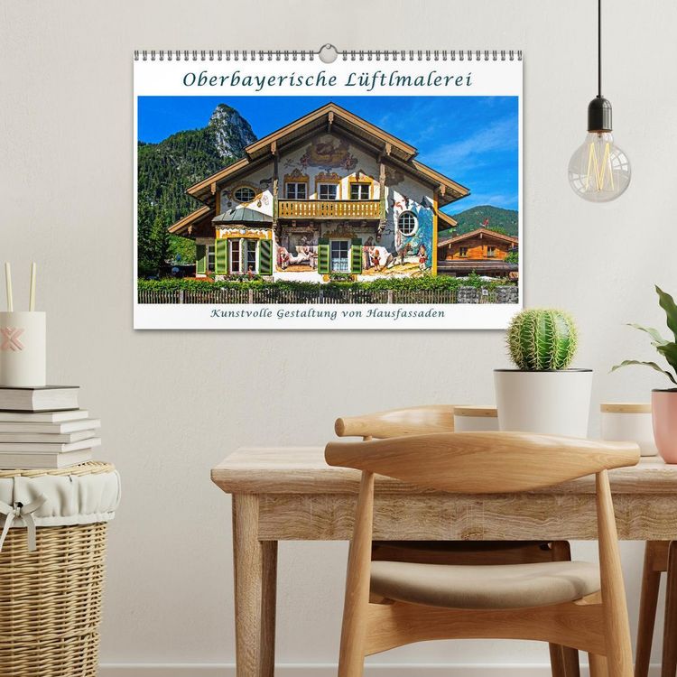 Produktbild: Oberbayerische L&uuml;ftlmalerei (Wandkalender 2026 DIN A3 quer), CALVENDO Monatskalender