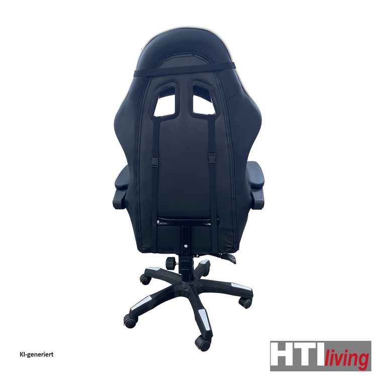 Produktbild: HTI-Living Schreibtischstuhl Krit Schwarz-Wei&szlig; Schreibtischstuhl Krit Schwarz-Wei&szlig;