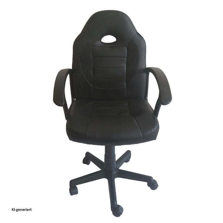 Produktbild: HTI-Living Schreibtischstuhl h&ouml;henverstellbar Daytona Junior Schwarz