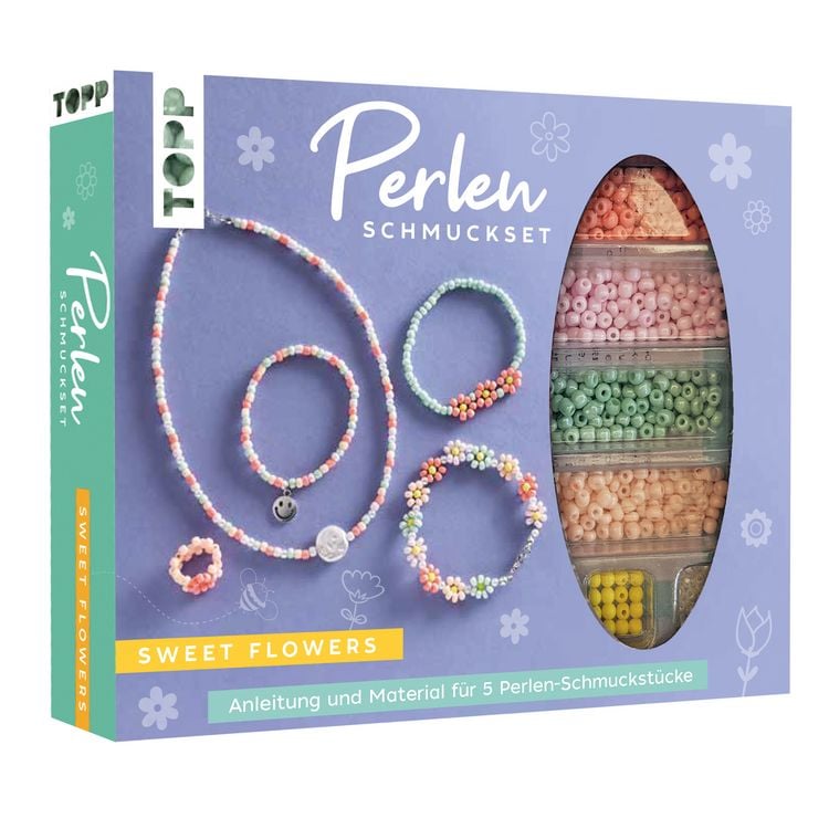 Produktbild: Perlen-Schmuckset - Sweet Flowers