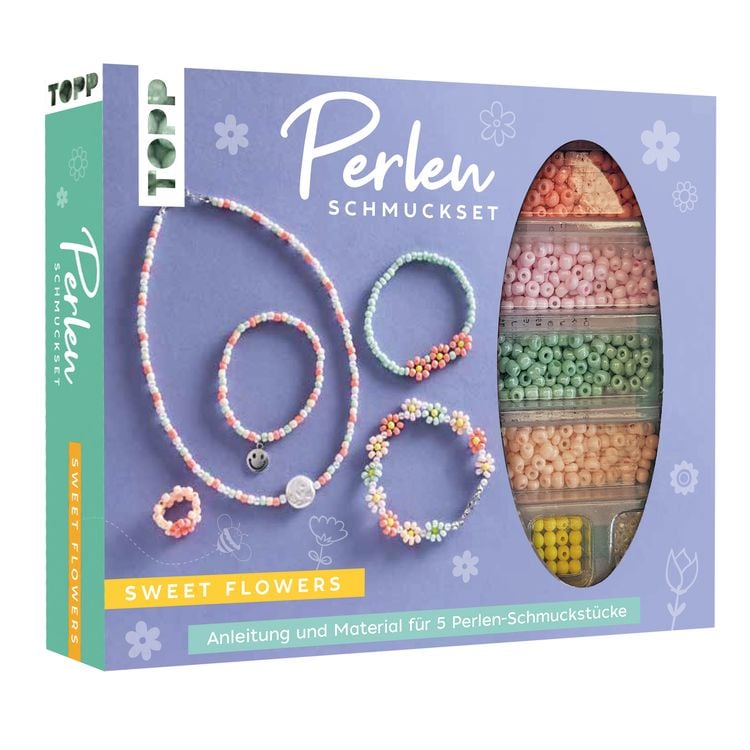Produktbild: Perlen-Schmuckset - Sweet Flowers
