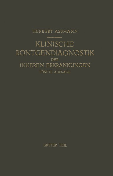 Produktbild: Die Klinische R&ouml;ntgendiagnostik der Inneren Erkrankungen