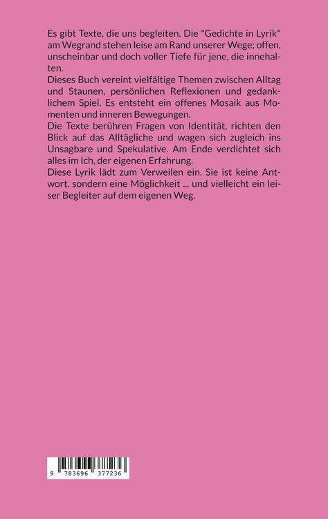 Produktbild: Lyrik am Wegrand