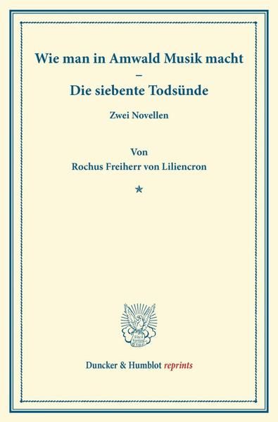Produktbild: Wie man in Amwald Musik macht. &ndash; Die siebente Tods&uuml;nde.