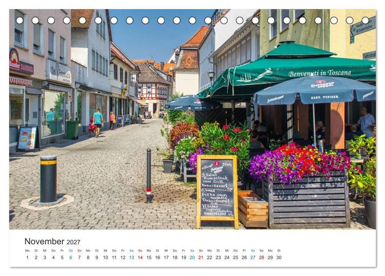 Produktbild: Babenhausen - Sch&ouml;ne Ecken und erstaunliche Besonderheiten (Tischkalender 2027 DIN A5 quer), CALVENDO Monatskalender