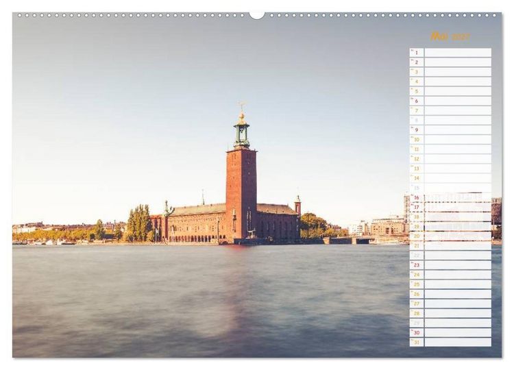 Produktbild: Stockholm - Nordische Sch&ouml;nheit (Wandkalender 2027 DIN A2 quer), CALVENDO Monatskalender
