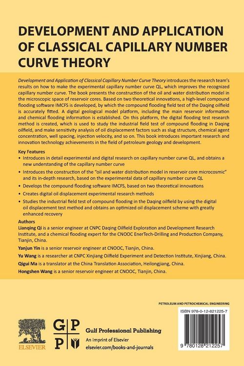 Produktbild: Development and Application of Classical Capillary Number Curve Theory