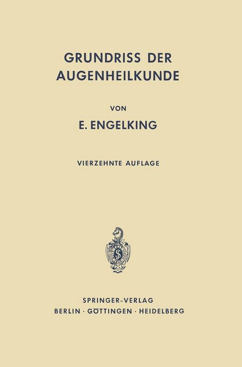 Produktbild: Grundri&szlig; der Augenheilkunde f&uuml;r Studierende