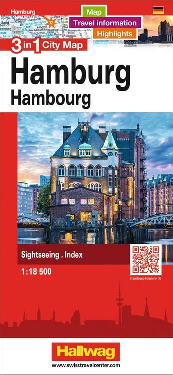Produktbild: Hallwag Stadtplan Hamburg