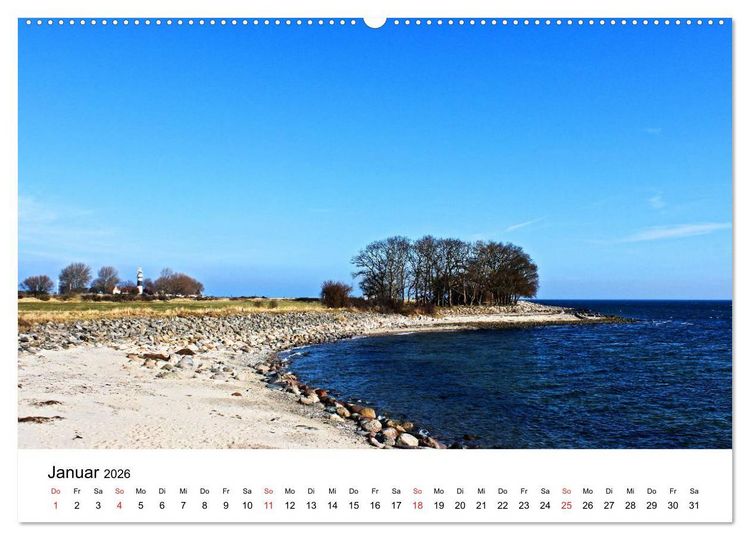Produktbild: Strande und B&uuml;lk 2026 (hochwertiger Premium Wandkalender 2026 DIN A2 quer), Kunstdruck in Hochglanz