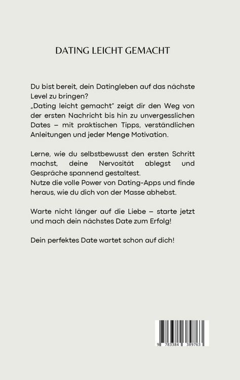 Produktbild: Dating leicht gemacht