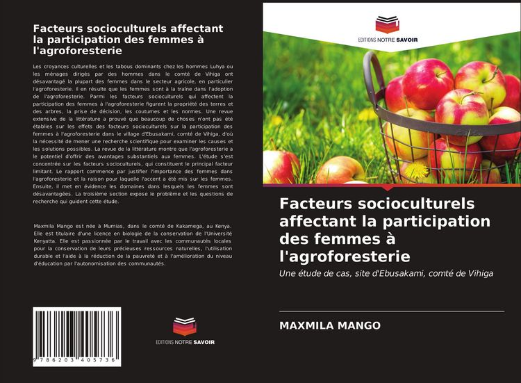 Produktbild: Facteurs socioculturels affectant la participation des femmes &agrave; l'agroforesterie