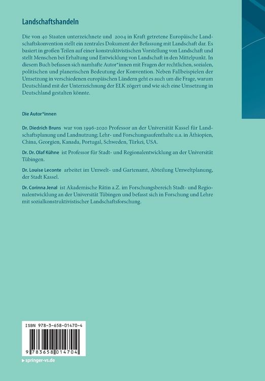 Produktbild: Landschaftshandeln