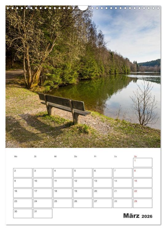 Produktbild: Wittgenstein &ndash; Eine Region mit beeindruckend sch&ouml;ner Landschaft (Wandkalender 2026 DIN A3 hoch), CALVENDO Monatskalender