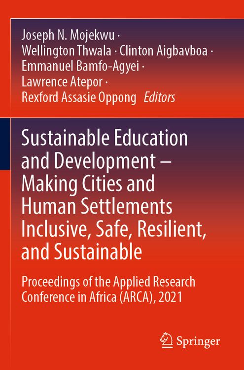 Produktbild: Sustainable Education and Development &ndash; Making Cities and Human Settlements Inclusive, Safe, Resilient, and Sustainable