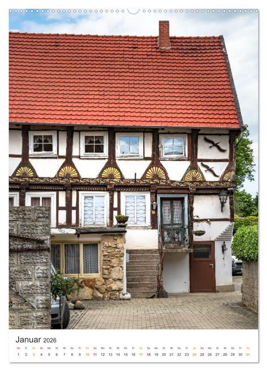 Produktbild: Die Stadt Hornburg (Wandkalender 2026 DIN A2 hoch), CALVENDO Monatskalender