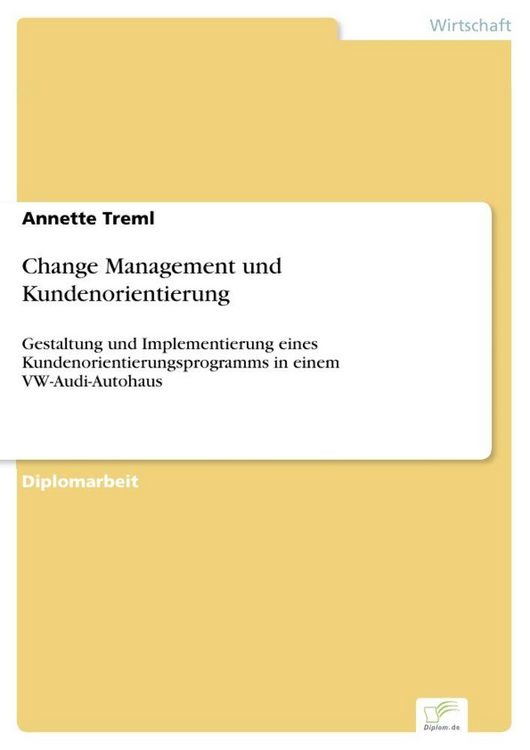 Produktbild: Change Management und Kundenorientierung