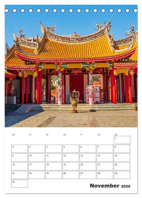 Produktbild: Schreine und Tempel - Heiligt&uuml;mern in Japan (Tischkalender 2026 DIN A5 hoch), CALVENDO Monatskalender