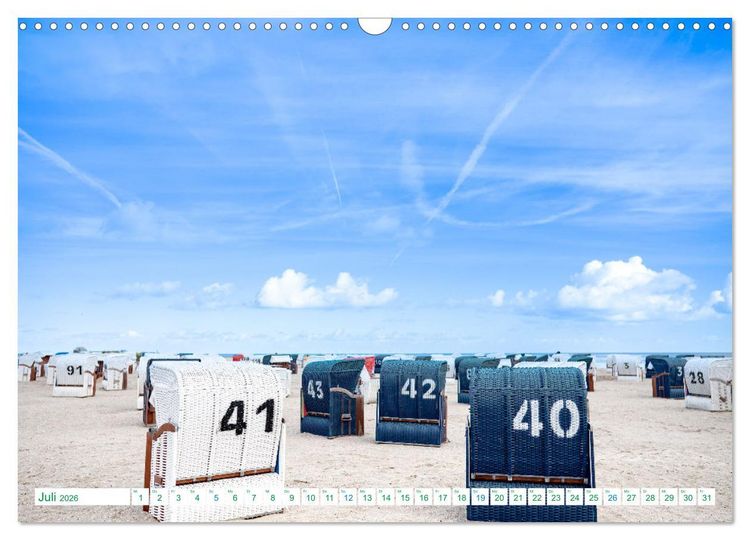 Produktbild: Schillig und Horumersiel - Im Wangerland unterwegs (Wandkalender 2026 DIN A3 quer), CALVENDO Monatskalender