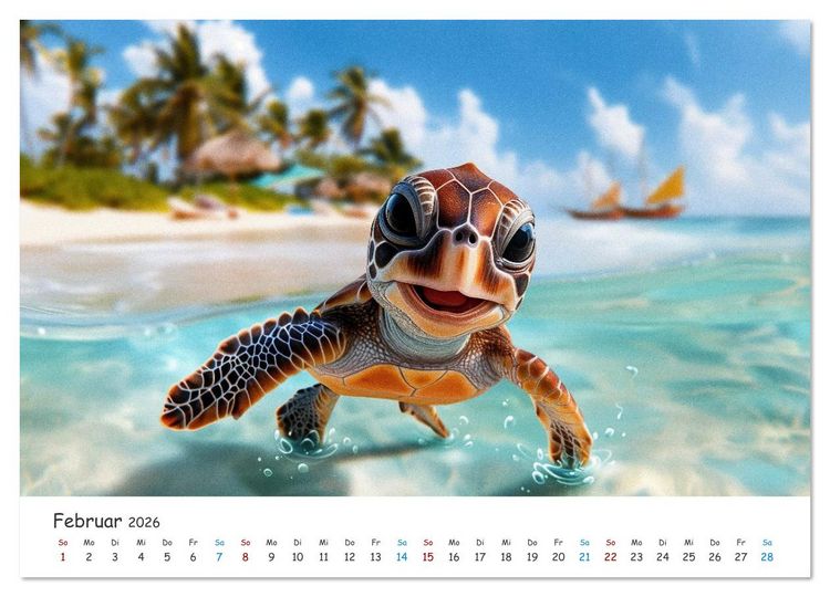 Produktbild: W&auml;chter der Meere (Wandkalender 2026 DIN A4 quer), CALVENDO Monatskalender