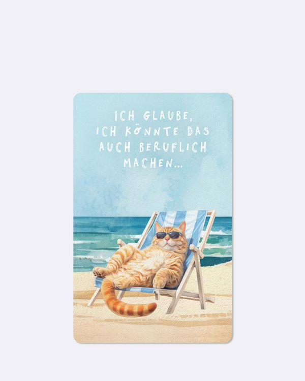 Produktbild: Lunacard Postkarte *Strandkatze