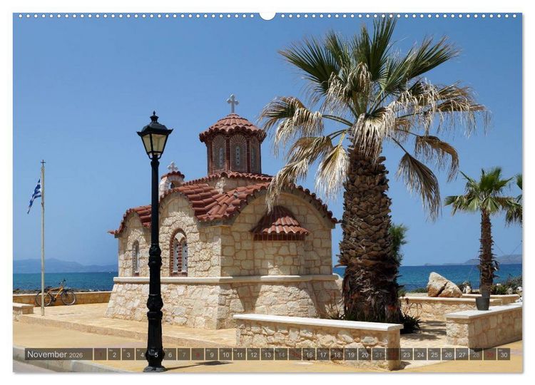 Produktbild: Gro&szlig;er Grieche Kreta (hochwertiger Premium Wandkalender 2026 DIN A2 quer), Kunstdruck in Hochglanz