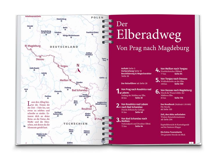 Produktbild: KOMPASS Radreisef&uuml;hrer Elberadweg, Von Prag nach Magdeburg