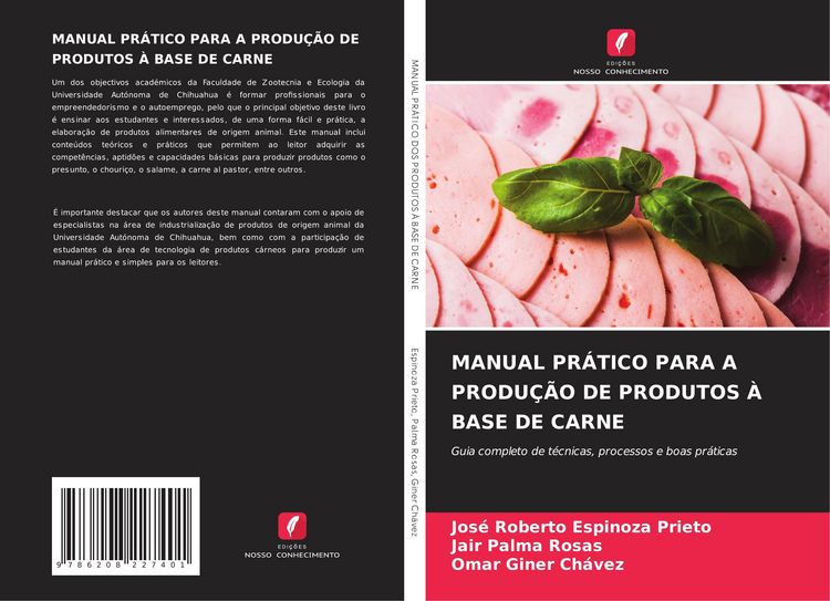 Produktbild: MANUAL PR&Aacute;TICO PARA A PRODU&Ccedil;&Atilde;O DE PRODUTOS &Agrave; BASE DE CARNE