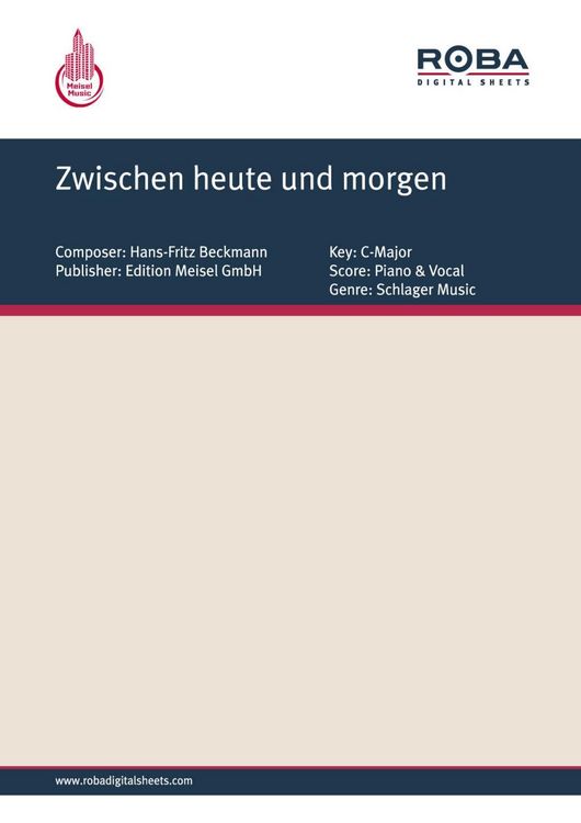 Produktbild: Zwischen heute und morgen