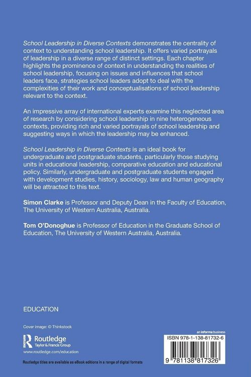 Produktbild: School Leadership in Diverse Contexts