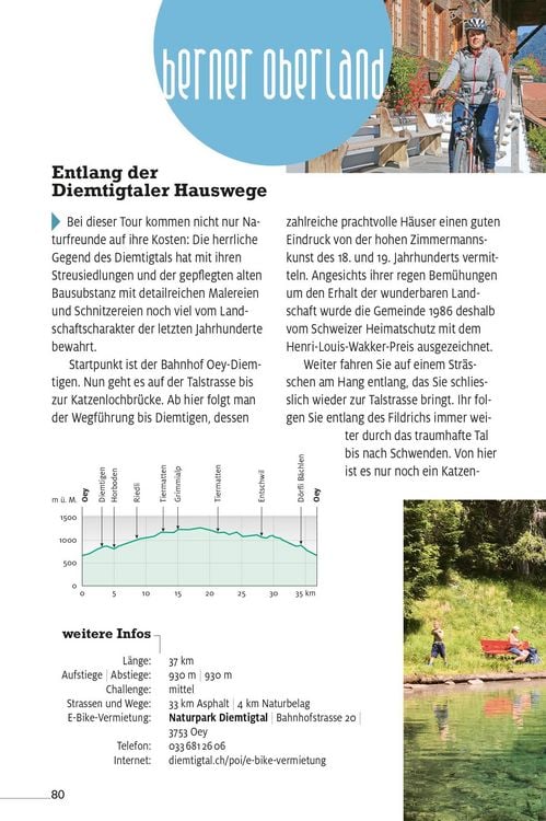 Produktbild: K&uuml;mmerly+Frey Erlebnis Schweiz E-Bike Touren - Velof&uuml;hrer