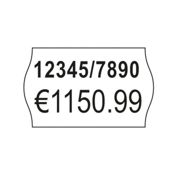 Produktbild: AVERY Zweckform Preis Etiketten permanent haftend wei&szlig; 26x16mm 12000 St&uuml;ck