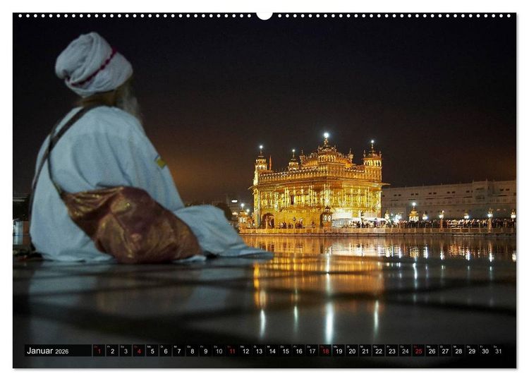 Produktbild: Exotisches Indien (hochwertiger Premium Wandkalender 2026 DIN A2 quer), Kunstdruck in Hochglanz