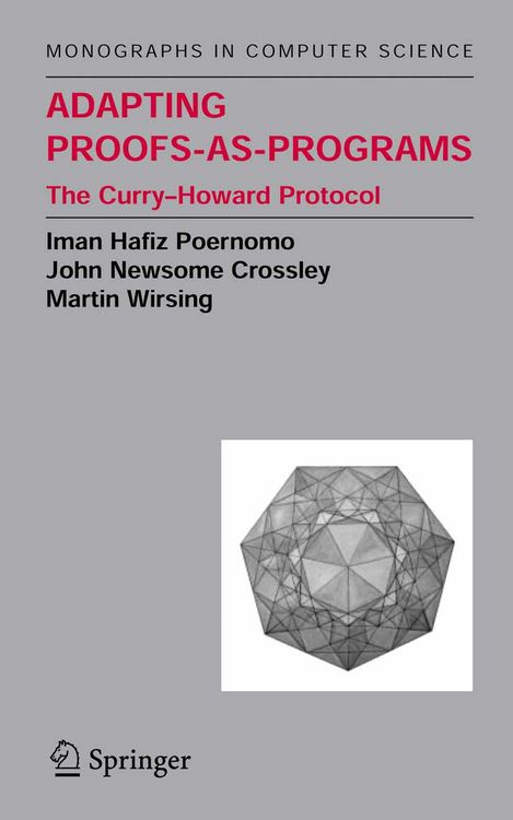 Produktbild: Adapting Proofs-as-Programs