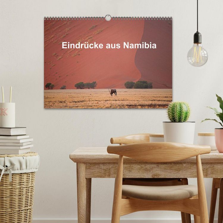 Produktbild: Eindr&uuml;cke aus Namibia (Wandkalender 2026 DIN A3 quer), CALVENDO Monatskalender