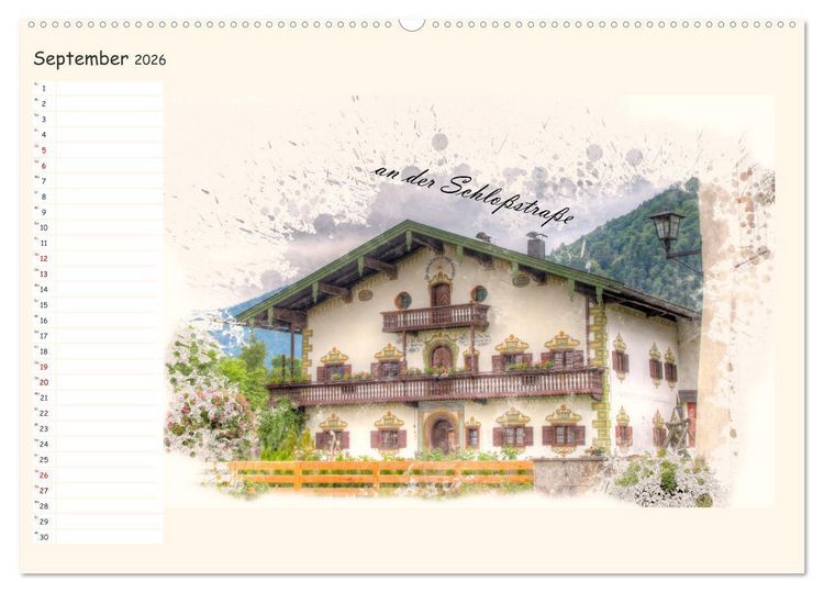 Produktbild: Ruhpolding mein sch&ouml;nes Dorf (Wandkalender 2026 DIN A2 quer), CALVENDO Monatskalender