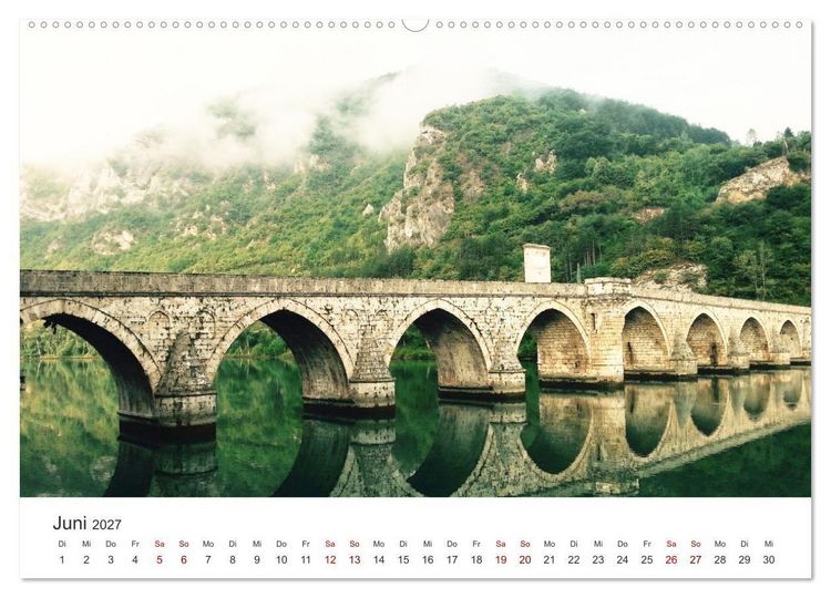 Produktbild: Br&uuml;cken dieser Erde (Wandkalender 2027 DIN A2 quer), CALVENDO Monatskalender