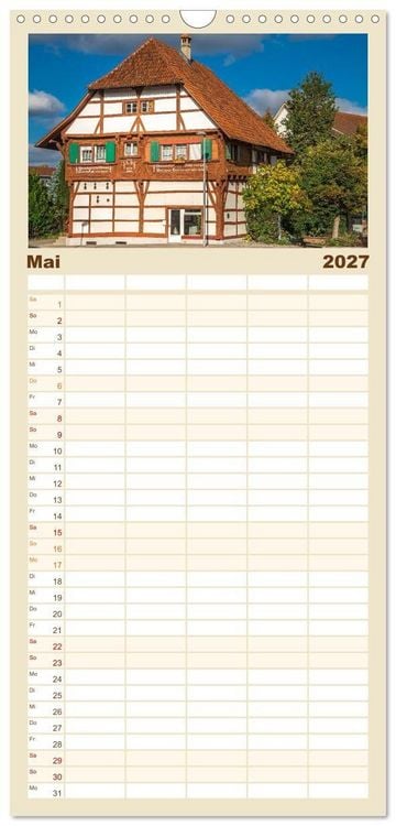 Produktbild: Familienplaner 2027 - Immenstaad am sch&ouml;nen Bodensee mit 5 Spalten (Wandkalender, 21 x 45 cm) CALVENDO
