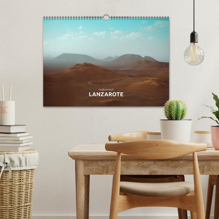 Produktbild: Vulkaninsel &ndash; Lanzarote (Wandkalender 2026 DIN A3 quer), CALVENDO Monatskalender