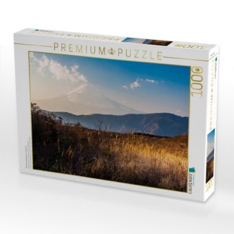 Produktbild: CALVENDO Puzzle Sonnenuntergang am Fujiyama | 1000 Teile Lege-Gr&ouml;&szlig;e 64x48cm Foto-Puzzle f&uuml;r gl&uuml;ckliche Stunden
