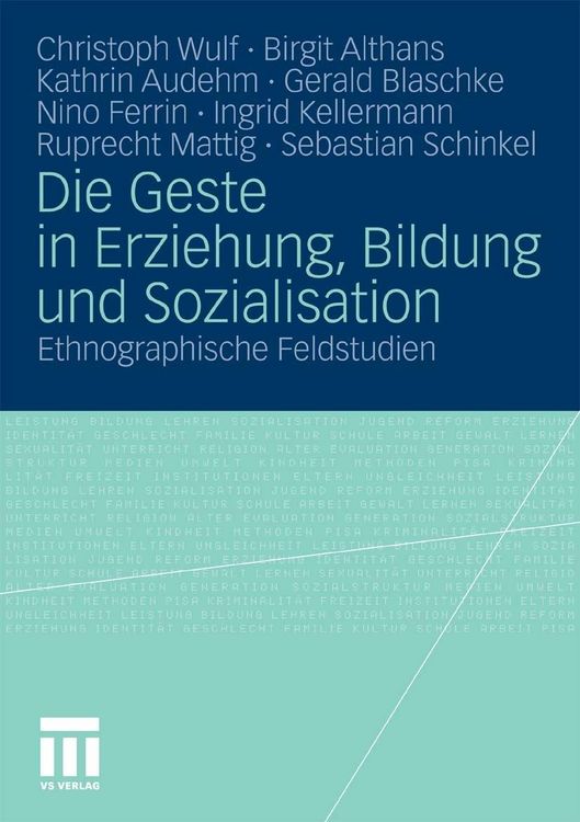 Produktbild: Die Geste in Erziehung, Bildung und Sozialisation