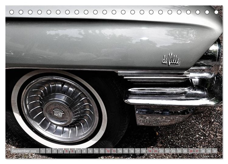 Produktbild: American Old Cars - Amerikanische Autolegenden (Tischkalender 2026 DIN A5 quer), CALVENDO Monatskalender