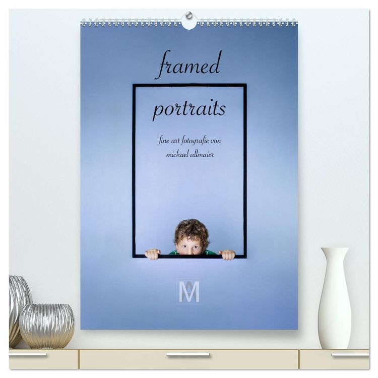 Produktbild: framed portraits - fine art Fotografie von Michael Allmaier (hochwertiger Premium Wandkalender 2026 DIN A2 hoch), Kunstdruck in Hochglanz