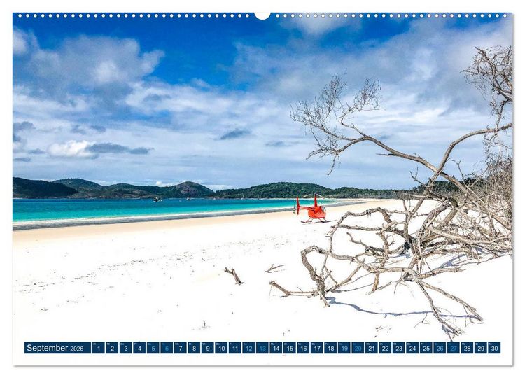 Produktbild: Great Barrier Reef und die Whitsundays (hochwertiger Premium Wandkalender 2026 DIN A2 quer), Kunstdruck in Hochglanz