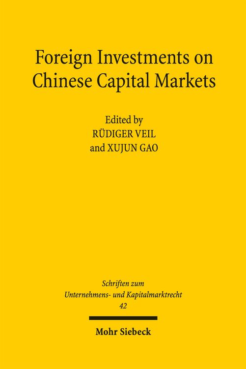 Produktbild: Foreign Investments on Chinese Capital Markets