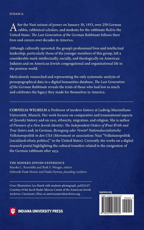 Produktbild: The Last Generation of the German Rabbinate