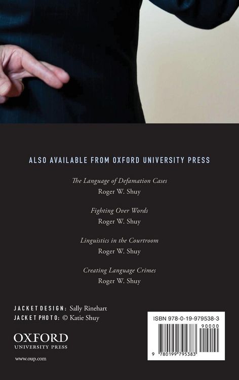Produktbild: The Language of Perjury Cases